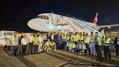 انضمام سادس طائرة إيرباص الى اسطول الخطوط الجوية اليمنية