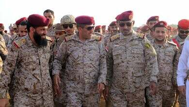 رئيس هيئة الأركان العامة يتفقد الوحدات العسكرية والمقاتلين في جبهات مران ورازح بمحافظة صعدة