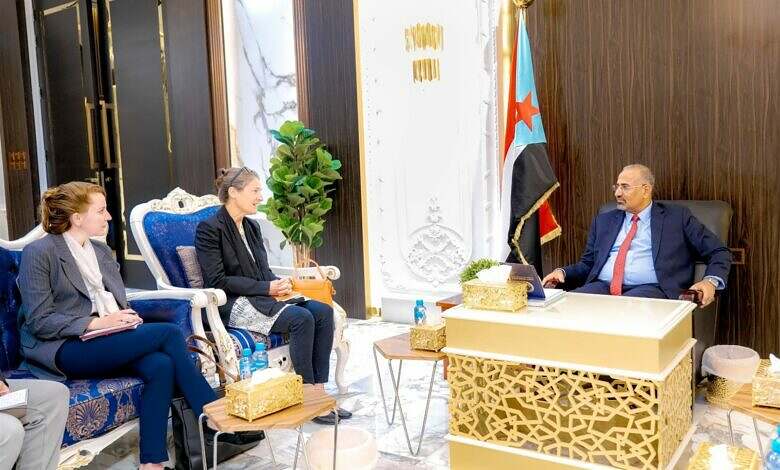 الزبيدي يستعرض مع السفيرة الهولنـدية مستجدات جهود إحلال السلام في اليمن